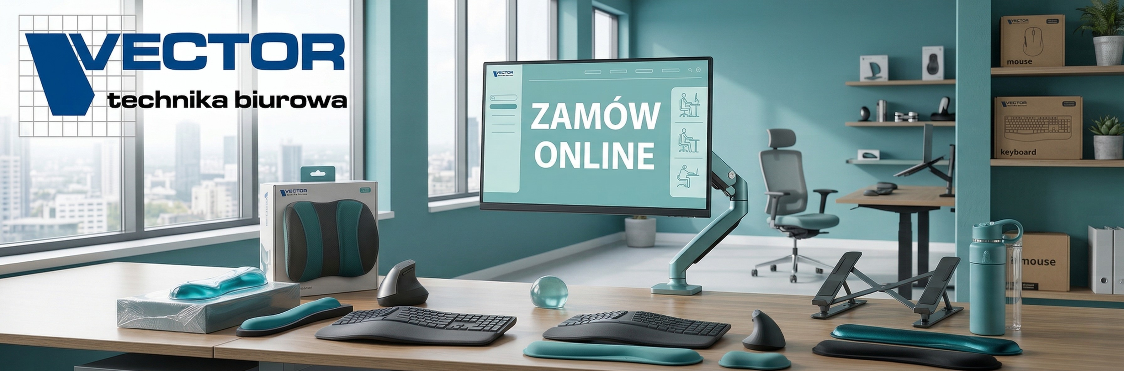 Wygodne ergonomiczne stanowisko pracy