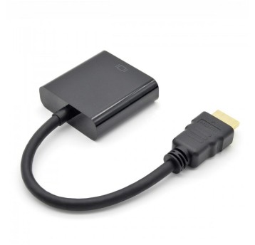 Adapter przejściówka DSUB-VGA(F) / HDMI(M) 15cm TB kol. czarny [AKTBXVAHMVGAF15]