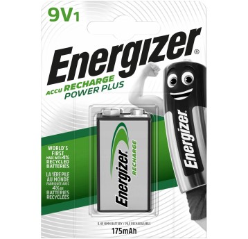 Akumulator Ni-MH 6F22 ENERGIZER Power Plus 175mAh 9V blister zawiera 1 szt. [NH22-175]