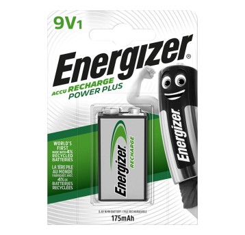 Akumulator Ni-MH 6HR61 / HR22 (9V) ENERGIZER Power Plus 175mAh 9V 1 szt. [EN-138771]