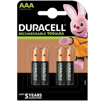Akumulator Ni-MH HR03 (AAA) DURACELL Stay Charged Turbo 800mAh 1,2V blister zawiera 4 szt.