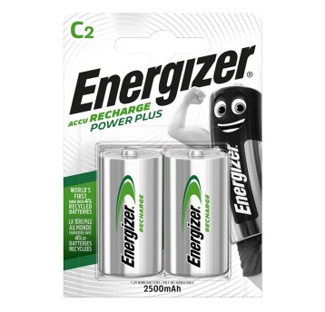 Akumulator Ni-MH HR14 (C) ENERGIZER Power Plus 2500mAh 1,2V blister zawiera 2 szt. [EN-138740]