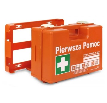 Apteczka przemysłowa DIN 13157 33cm x 23,5cm x 12,5cm K-15 plastikowa z wyposażeniem