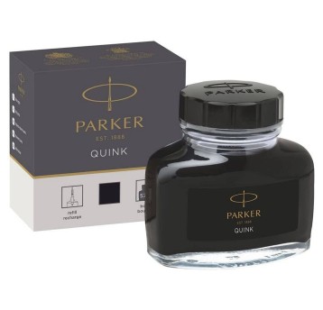 Atrament do piór wiecznych PARKER QUINK kol. czarny 57ml [S0037460]