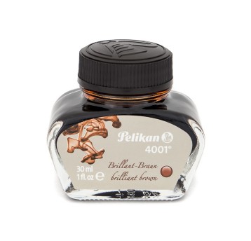 Atrament do piór wiecznych PELIKAN 4001 Brilliant Brown kol. brązowy 30ml [400142572]
