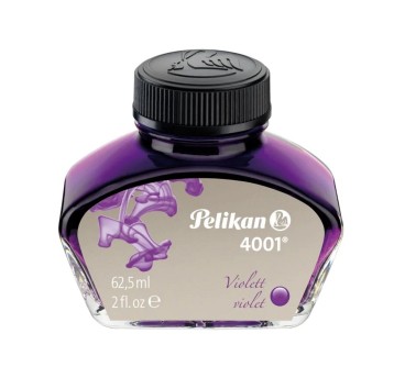 Atrament do piór wiecznych PELIKAN 4001 Violet kol. fioletowy 62,5ml [329193]