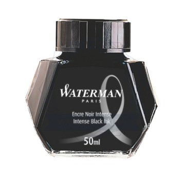 Atrament do piór wiecznych WATERMAN kol. czarny 50ml [S0110710]
