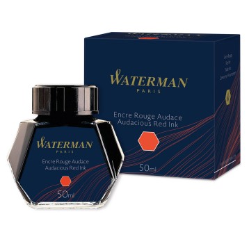 Atrament do piór wiecznych WATERMAN kol. czerwony 50ml [S0110730]