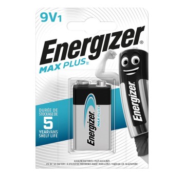 Bateria alkaliczna 6LR61 / PP3 (9V) ENERGIZER Max Plus 9V 1 szt. [EN-423389]