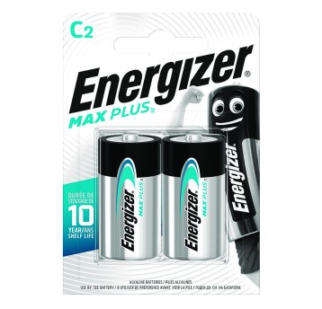 Bateria alkaliczna LR14 (C) ENERGIZER Max Plus 1,5V blister zawiera 2 szt. [EN-423334]