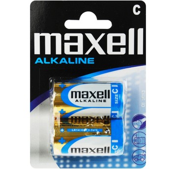 Bateria alkaliczna LR14 (C) MAXELL 1,5V blister zawiera 2 szt. [MX-162184]