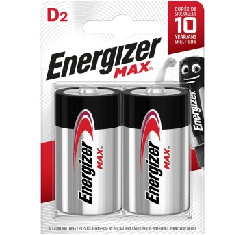 Bateria alkaliczna LR20 (D) ENERGIZER Max 1,5V blister zawiera 2 szt. [EN-426823]