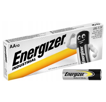 Bateria alkaliczna LR6 (AA) ENERGIZER Industrial 1,5V pudełko zawiera 10 szt.