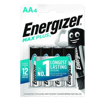 Bateria alkaliczna LR6 (AA) ENERGIZER Max Plus 1,5V blister zawiera 4 szt. [EN-423211]