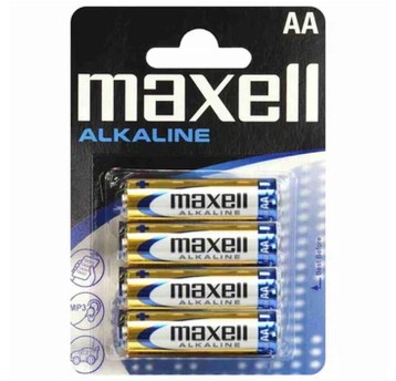 Bateria alkaliczna LR6 (AA) MAXELL 1,5V blister zawiera 4 szt.