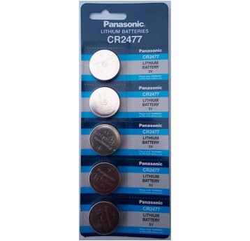 Bateria litowa CR2477 PANASONIC 3V blister zawiera 5 szt. [B/PA7CS2477]