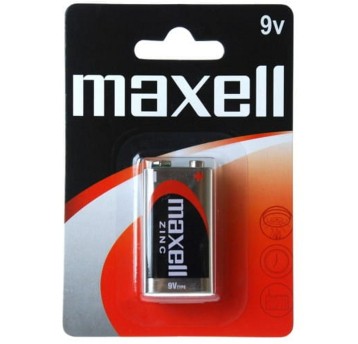 Bateria Zn-C 6F22 1B MAXELL 9V blister zawiera 1 szt.