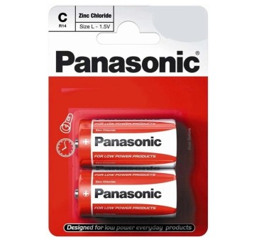 Bateria Zn-C R14 (C) PANASONIC 1,5V blister zawiera 2 szt.