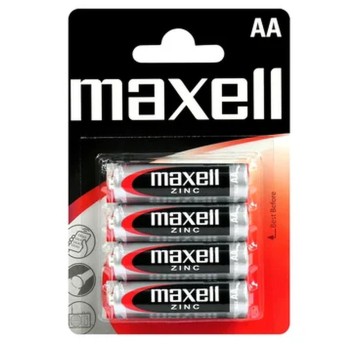 Bateria Zn-C R6 (AA) MAXELL Zinc 1,5V blister zawiera 4 szt. [774405]