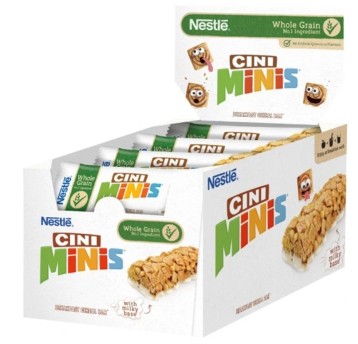 Baton zbożowy NESTLE CINI MINIS kartonik 25g opak. zawiera 16 szt.