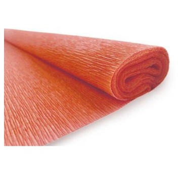 Bibuła marszczona kol. łososiowy 10 arkuszy