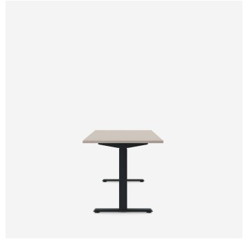 Biurko regulowane elektrycznie NOWY STYL eComo metal + MFC kol. bukowy NJ Acacia Light [ECOMO DESK RC (W1400 D700 NJ HS-EC-UD ST-EU BC-BL PACK-UA)]