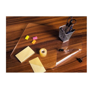 Biuwar na biurko PVC podkład 529 x 417mm PANTA PLAST bez kartek przezroczysty [0318-0010-00]