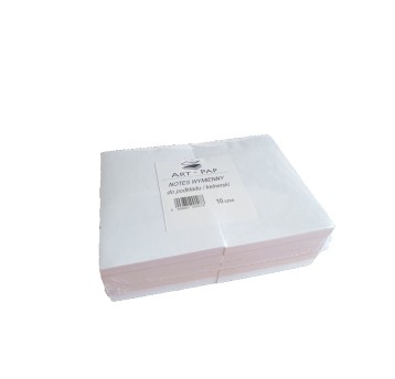 Bloczek klejony 83 x 123mm WARTA 90 karteczek kol. biały do podkładu (biuwaru) [1829-120-022]