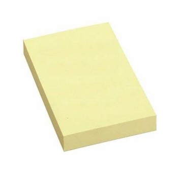 Bloczek samoprzylepny 38 x 51mm DONAU 100 karteczek kol. żółty [7585001-11]