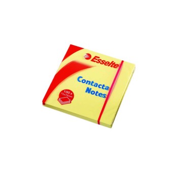 Bloczek samoprzylepny 75 x 75mm CONTACTA 100 karteczek kol. żółty [83003]