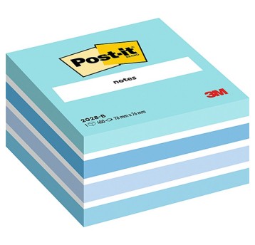 Bloczek samoprzylepny 76 x 76mm POST-IT 450 karteczek kol. niebieski [3M-UU009542992]
