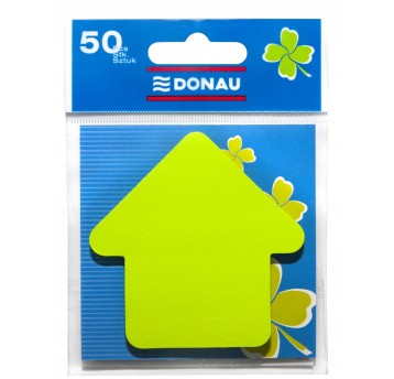 Bloczek samoprzylepny DONAU 50 karteczek kol. zielony strzałka [7560001PL-16]