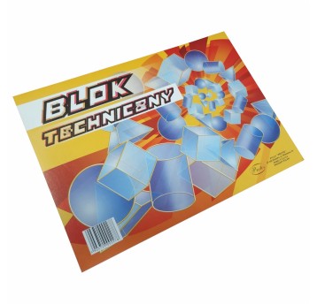 Blok techniczny kol. biały A4 10 kartek
