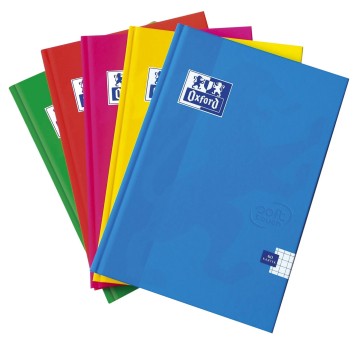 Brulion A5 kratka 60 kartek OXFORD SOFT TOUCH okładka twarda mix kolorów [400075020]