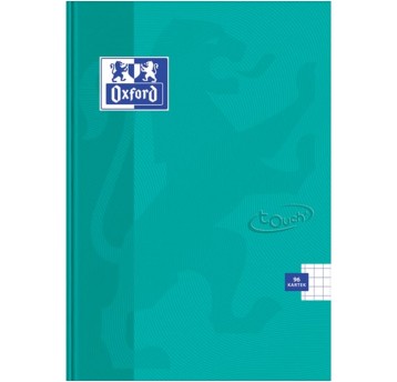 Brulion A5 kratka 60 kartek OXFORD TOUCH PASTEL okładka twarda kol. turkusowy [400151790]