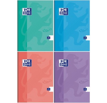 Brulion A5 kratka 96 kartek OXFORD TOUCH PASTEL okładka twarda mix kolorów [400123215]