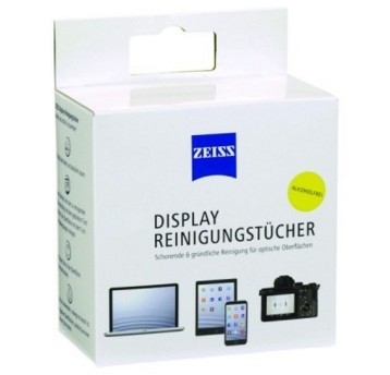 Chusteczki / ściereczki do czyszczenia ekranów nasączane ZEISS saszetki 10 szt. [ZS581999]