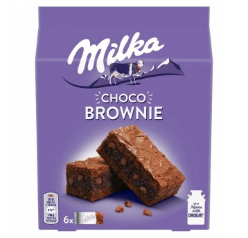 Ciastka biszkoptowe MILKA Choco Brownie czekoladowy czekoladowe ciastko z kawałkami czekolady 150g