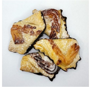 Ciastka francuskie MAX Stefanki waniliowe, czekoladowe budyń waniliowy, polewa czekoladowa 1,6kg