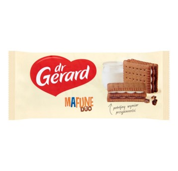 Ciastka herbatniki DR GERARD Mafijne BLACK śmietankowo-kakaowe 216g
