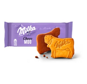 Ciastka herbatniki MILKA Choco Moo w czekoladzie 120g
