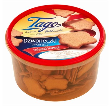 Ciastka herbatniki TAGO Dzwoneczki korzenne 300g