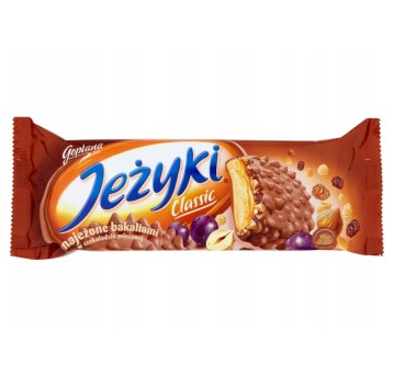Ciastka kruche GOPLANA Jeżyki Classic w mlecznej czekoladzie 140g