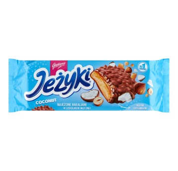 Ciastka kruche GOPLANA Jeżyki kokosowe w mlecznej czekoladzie 140g