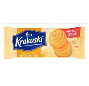 Ciastka kruche KRAKUSKI maślane 201g