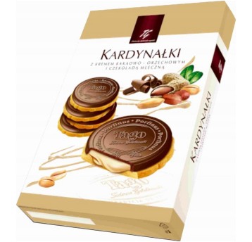 Ciastka kruche TAGO Kardynałki zabajone z czekoladą 180g