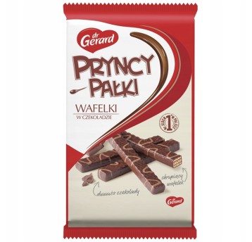 Ciastka wafle DR GERARD Pryncypałki kakaowe w czekoladzie 200g