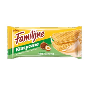 Ciastka wafle JUTRZENKA orzechowe 180g