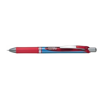 Cienkopis kulkowy PENTEL ENERGEL BLN75 kol. czerwony 0,5mm