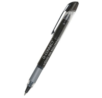 Cienkopis kulkowy Q-CONNECT kol. czarny 0,5mm [KF50139]